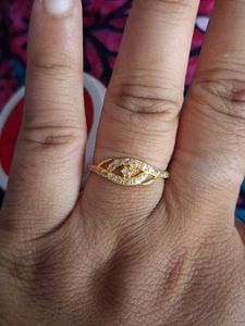 Elegant Diamond &amp; Gold Ring 22crt
