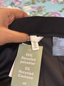 H&amp;M Black Straight Trousers