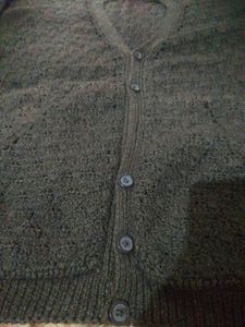 Brown Woolen Oversized Sweater 2XL Super Warm