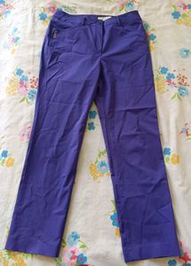 Classic Purple Straight Leg Pants