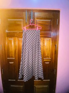 Chic Plaid Maxi Skirt