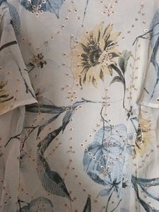 Floral Print V-Neck Top