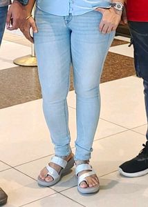 Light Wash Skinny Jeans