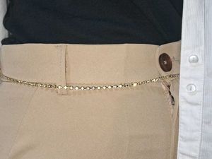 Elegant Crystal Gold Waist Chain