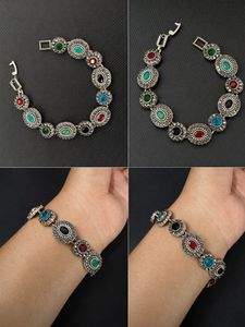 Boho Multicolored Gemstone Bracelet