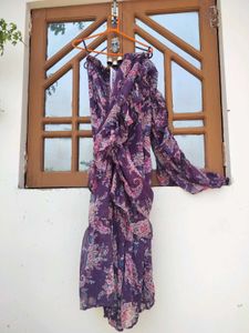 Bohemian Floral Maxi saree