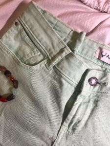 Allen Solly Mint Green Shorts