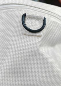 Lancome White Cosmetic Bag
