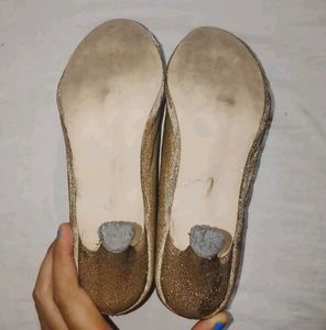 Sparkling Gold Heels