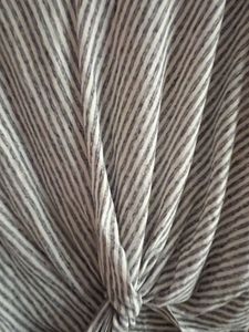 Only Striped Knot-Front Top