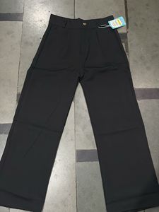 Classic Black Wide-Leg Pants