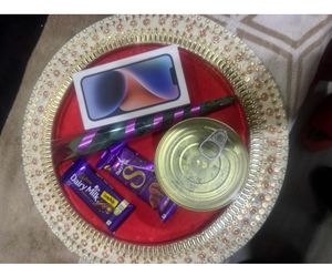 Decorated thali- For Occasions- Only Thali