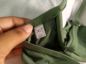 Stylish Green Bra