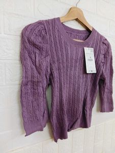 Knit Top - Purple