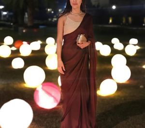 Unstitched Saree With Blouse