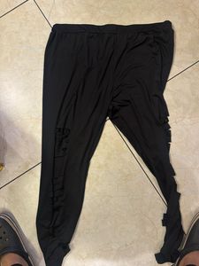 Black weathered Lounge Pants