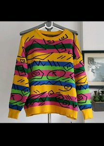 Vintage Patterned korean Sweater