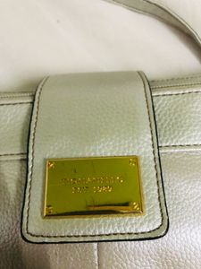 Imported Silver Crossbody Bag