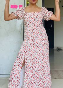 Forever New A-Line Floral Midi Dress