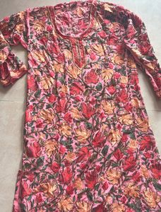 Kashmir Work Embroidered Kurta Offer Price