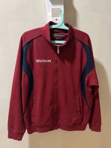 GIVOVA Men's Maroon Track Jacket