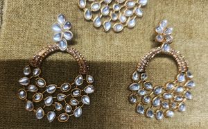 Earrings With Maangtika Set