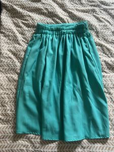Aqua A-Line Skirt