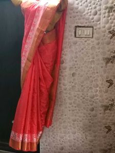 New ElegantBanarasiStyleKoraSilkSaree