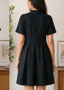 Classic Black Fit &amp; Flare Dress