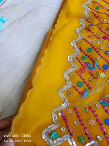 Heavy Party Wear Saree Used Only Once