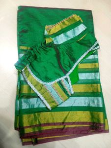 Elegant Green Saree