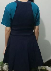 Navy Blue Jumper Dress