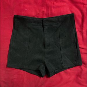 High Waisted Black Shorts