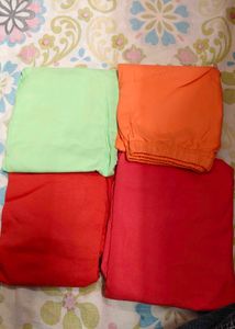 Bundle of Four Colorful churidar laging