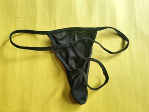 Unused Imported Men's Black Gstring