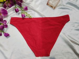 🇳🇿💫🎀Vibrant Radish Textured Bikini Bottom