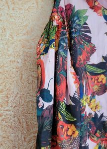 Floral Print Long Sleeve Top