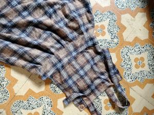 Plaid Pinafore Dress