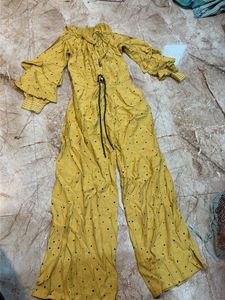 Yellow Polka Dot Jumpsuit