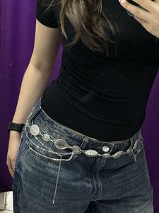 🚨sale🚨Silver Tone Layered Chain Belt