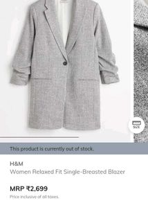 H&amp;M Single Breast Fit Blazer