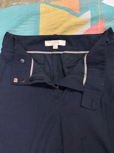 LOFT Dark Navy Formal Trousers | 26 Waist