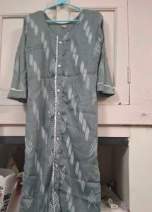 💥Grey Printed Kurta