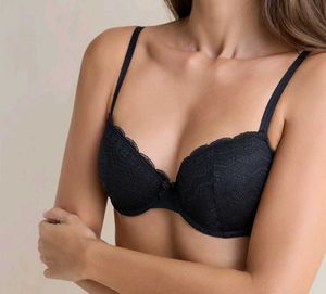 Black Lace Bra