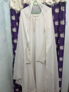 Elegant White Pakistani Dress
