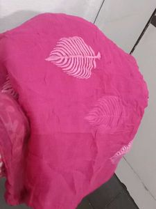 Stylish Pink Chiffon dupatta