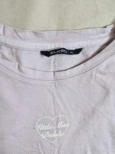 Cute Lace Trim Crop Top