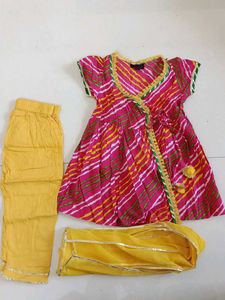 Girls Ethnic Dress Set