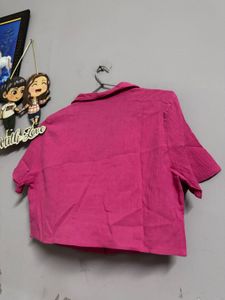 Dressberry Pink Crop Top - Size S