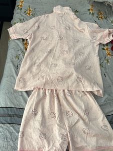 Cute Hello Kitty 3 piece Pajama Set
